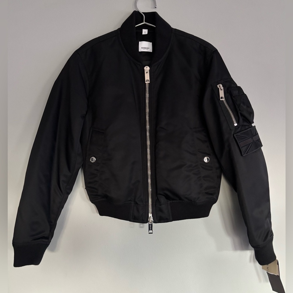 NWOT Burberry Ladies Jacket Black US size 4 New